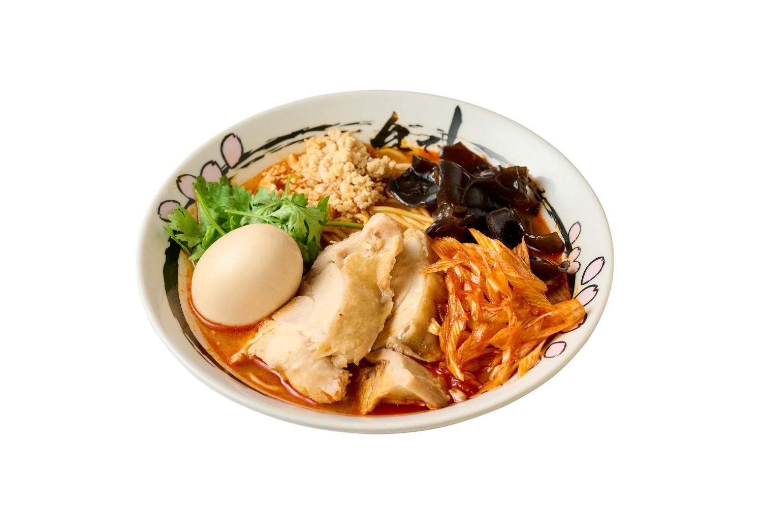 味玉鶏赤湯らーめん